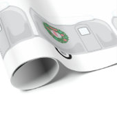 クリスマスのトレーラー ラッピングペーパー (ロールコーナー)