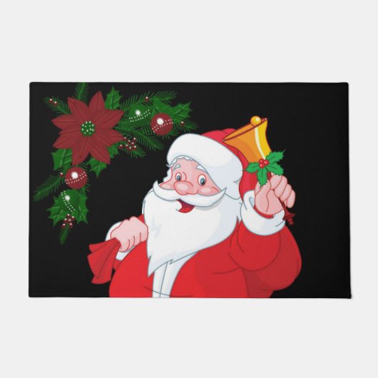 クリスマスのドアマット、サンタ ドアマット (正面)