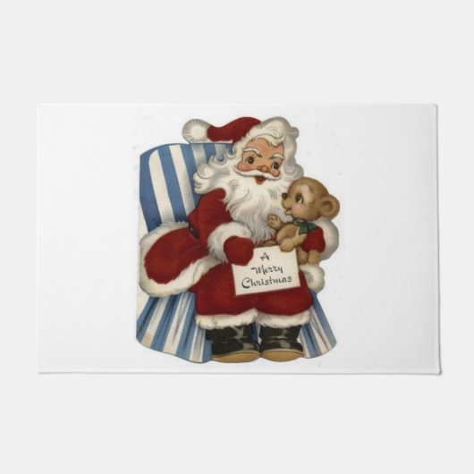クリスマスのドアマット、サンタ ドアマット (正面)