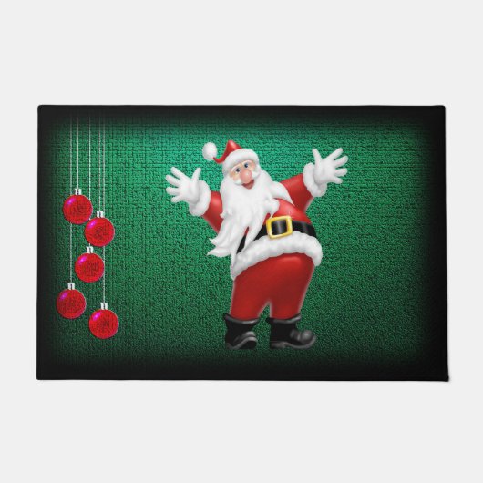 クリスマスのドアマット、サンタ ドアマット (正面)