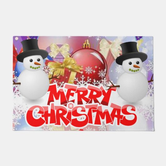 クリスマスのドアマット、メリークリスマス ドアマット (正面)