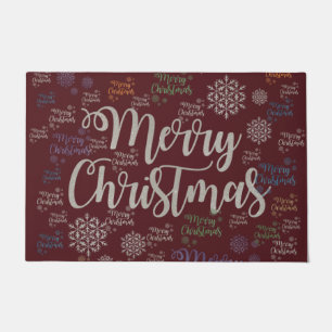 クリスマスのドアマット、メリークリスマス ドアマット