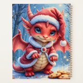 クリスマスのドラゴン、逮捕するには可愛すぎる、 プランナー手帳 (裏面)