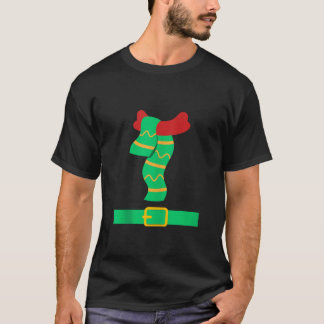 クリスマスのドレスアップ 冬用スカーフ ネクタイ クリスマスTシャツ Tシャツ