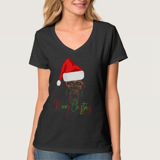 クリスマスのドレス子供たち女性と男性 Tシャツ (正面)