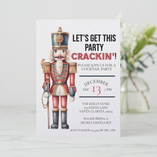 クリスマスのナツクラッカーこのパーティークラキンを手に入れよう シーズンカード (スタンド正面)