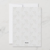 クリスマスのナツクラッカーホリーフレームと写真 シーズンカード (裏面)