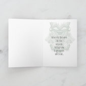 クリスマスのナツクラッカー兵士のヴィンテージレースとおもちゃは シーズンカード (内部)