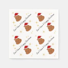 クリスマスのナプキンを持っていない スタンダードカクテルナプキン