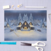 クリスマスのナプキン 薄葉紙 (クラフト)