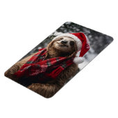 クリスマスのナマケモノ マグネット (左側)