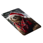 クリスマスのナマケモノ マグネット (右側)