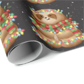 クリスマスのナマケモノ ラッピングペーパー (ロールコーナー)