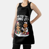 クリスマスのナースそれをアイシング試してみたジンジャーパン エプロン (インサイチュ)