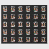 クリスマスのナースそれをアイシング試してみたジンジャーパン ラッピングペーパー (フラット)