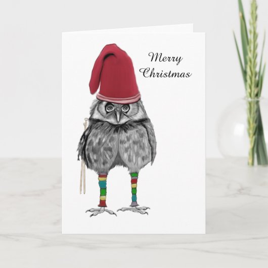 クリスマスのニット シーズンカード (正面)