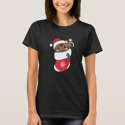 クリスマスのネコちゃん 10 Tシャツ (正面)