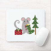 クリスマスのネズミ マウスパッド (マウス)