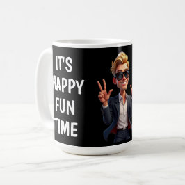 クリスマスのノベルティギフト ハッピー ファン タイム コーヒーマグカップ