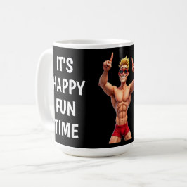 クリスマスのノベルティギフト ハッピー ファン タイム コーヒーマグカップ