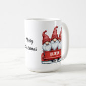 クリスマスのノーム トラック コーヒーマグカップ (正面右)