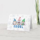 クリスマスのノーム GNOEL グリーティング シーズンカード (正面)