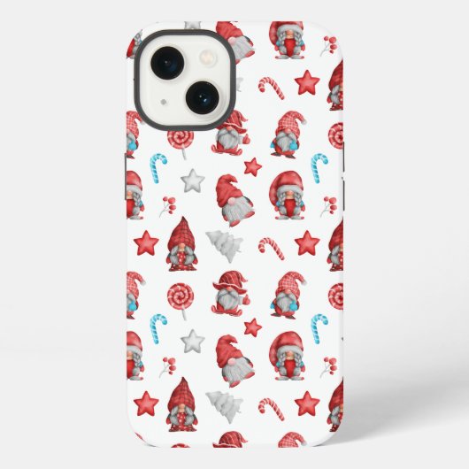 クリスマスのノーム iPhoneケース (裏面)