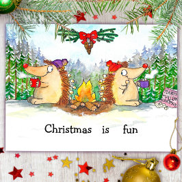 クリスマスのハガキ ポストカード
