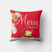 クリスマスのハグ クッション (裏面)