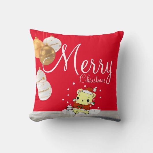 クリスマスのハグ クッション (正面)