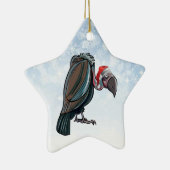 クリスマスのハゲタカの星のオーナメント セラミックオーナメント (右)