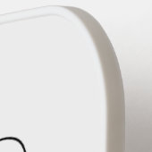 クリスマスのハットロブスターを着た可愛い幸せアニメ ピックルボールラケット (左詳細)