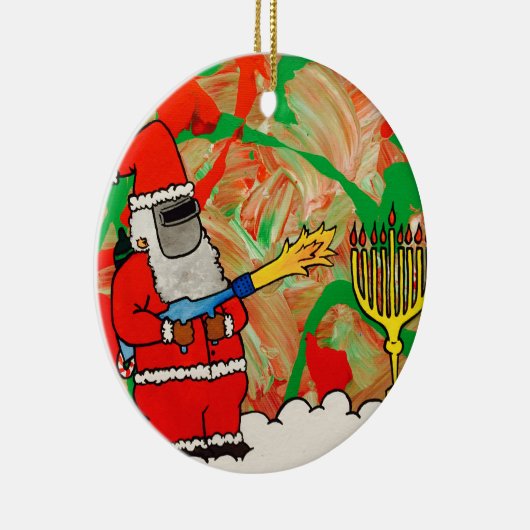 クリスマスのハヌカーのオーナメント セラミックオーナメント (右)