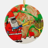 クリスマスのハヌカーのオーナメント セラミックオーナメント (正面)