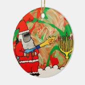 クリスマスのハヌカーのオーナメント セラミックオーナメント (左)