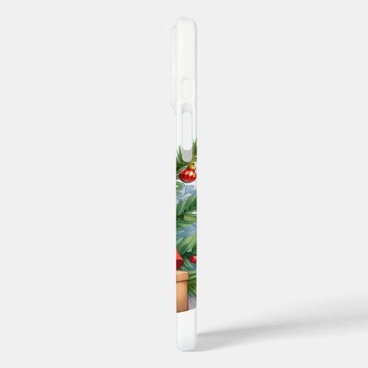 クリスマスのハムスターのカスタマイズグッズ Case-Mate iPhoneケース (裏面 / 左)