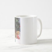 クリスマスのハリネズミのマグ コーヒーマグカップ (正面右)