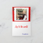 クリスマスのハンマー シーズンカード (内部)