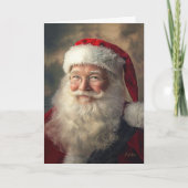 クリスマスのハートからの温かい願い カード (正面)