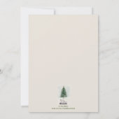 「クリスマスのハートは愛だ」グリーンハート  シーズンカード (裏面)