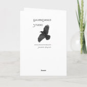 "クリスマスのハート"カード シーズンカード (裏面)