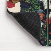 クリスマスのバス停 マウスパッド (コーナー)