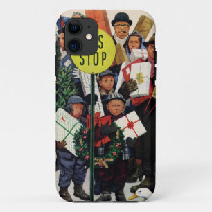クリスマスのバス停 iPhone 11 ケース