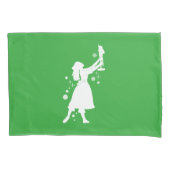 クリスマスのバレリーナそしてくるみ割り 枕カバー (正面)