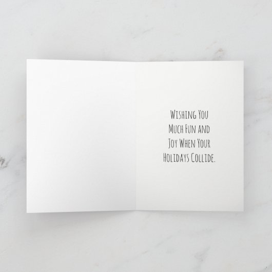 クリスマスのバースデー・カードのBirthmasの幸せな誕生日 シーズンカード (内部)