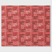 クリスマスのパグの包装紙 ラッピングペーパー (フラット)