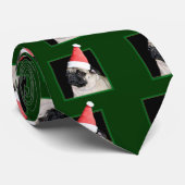 クリスマスのパグ犬 ネクタイ (ロール)