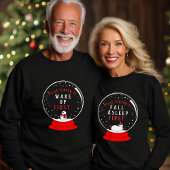 クリスマスのパジャマにマッチする最も可能性の高いスノーグローブ スウェットシャツ