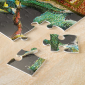 クリスマスのパズルのヴィンテージの鐘 ジグソーパズル (側面)