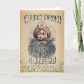 クリスマスのパントマイムのためのポスター シーズンカード (正面)